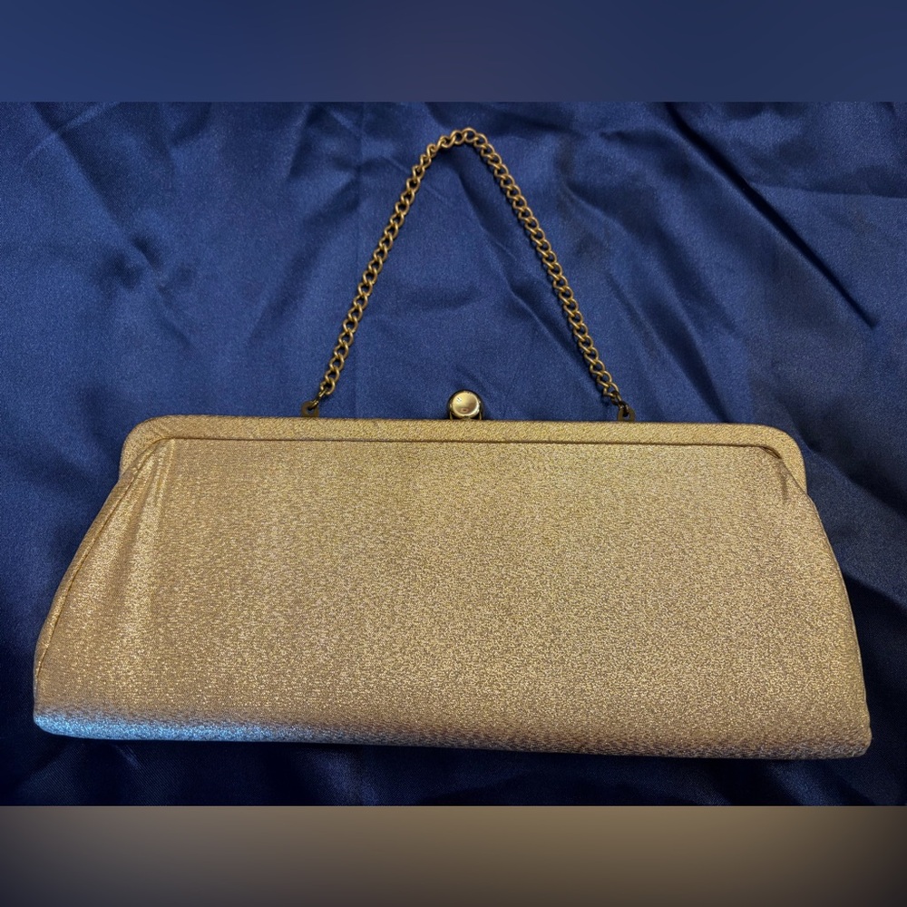Elegant Gold Clutch Bag